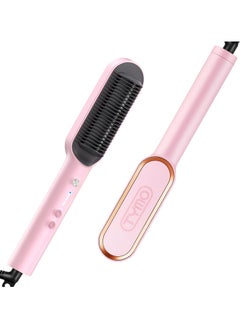 TYMO Ring Hair Straightening Brush - Pink  - Image 3