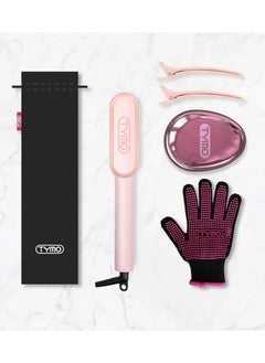 TYMO Ring Hair Straightening Brush - Pink  - Image 4
