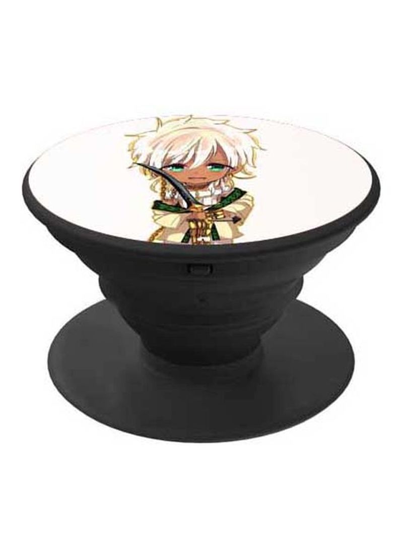 RKN Printed Pop Socket Black/Brown/Green - Image 1