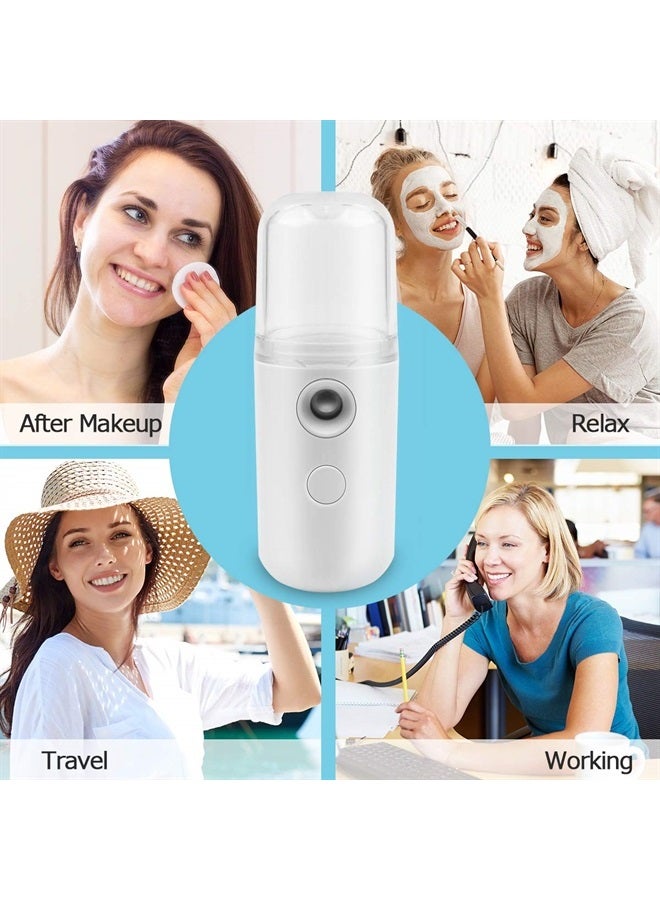 Ahier (Water Supplementer) - Nano Facial Mister, Mini Facial Steamer, Handy Moisturising Mist Sprayer, Atomization Eyelash Extensions Skin Care Steamer, USB Rechargeable - Image 5