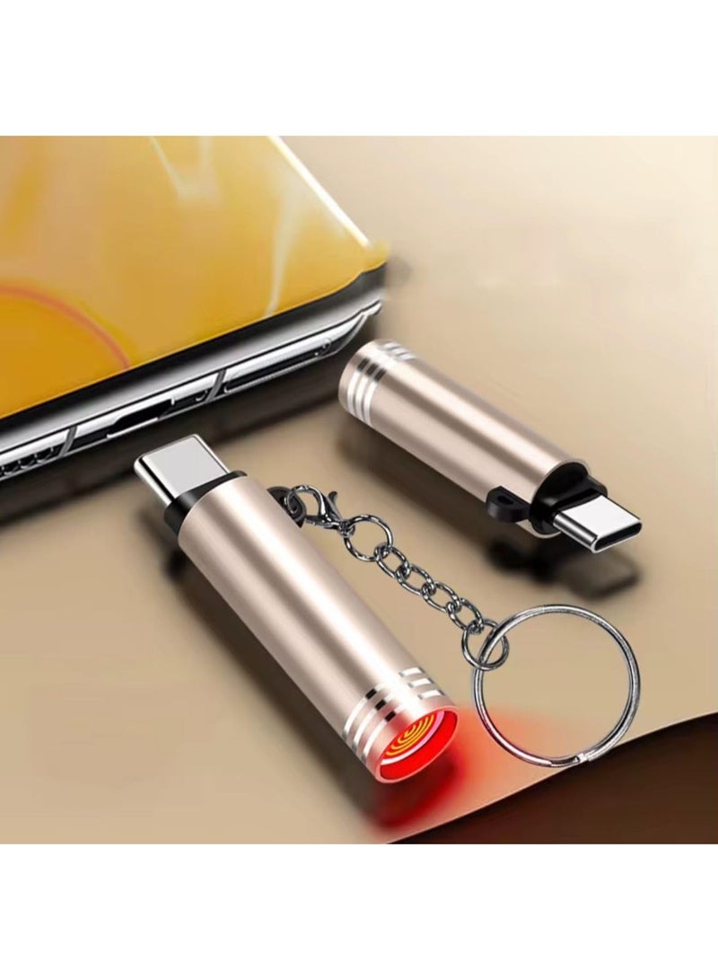 Rechargeable Smart Electric Plasma Lighter with USB Type-C - Touch Activated Flameless & Gas-Free Keychain Lighter - Multi-Color - Image 3