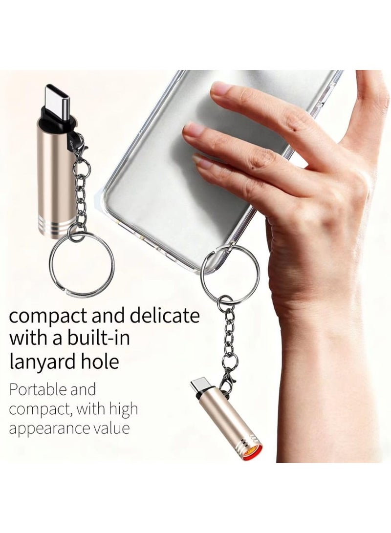 Rechargeable Smart Electric Plasma Lighter with USB Type-C - Touch Activated Flameless & Gas-Free Keychain Lighter - Multi-Color - Image 5