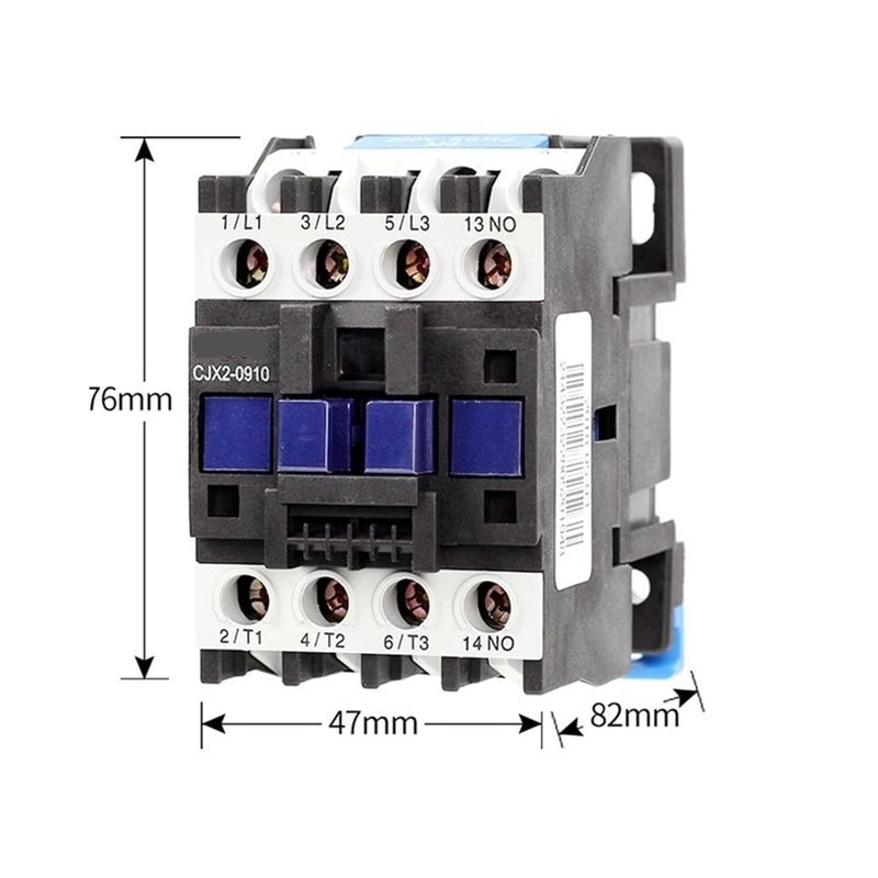 CJX2 0910 36V AC Magnetic Contactor 9A Coil Voltage 380V 220V 110V 24V 1NO 1NC - Image 5