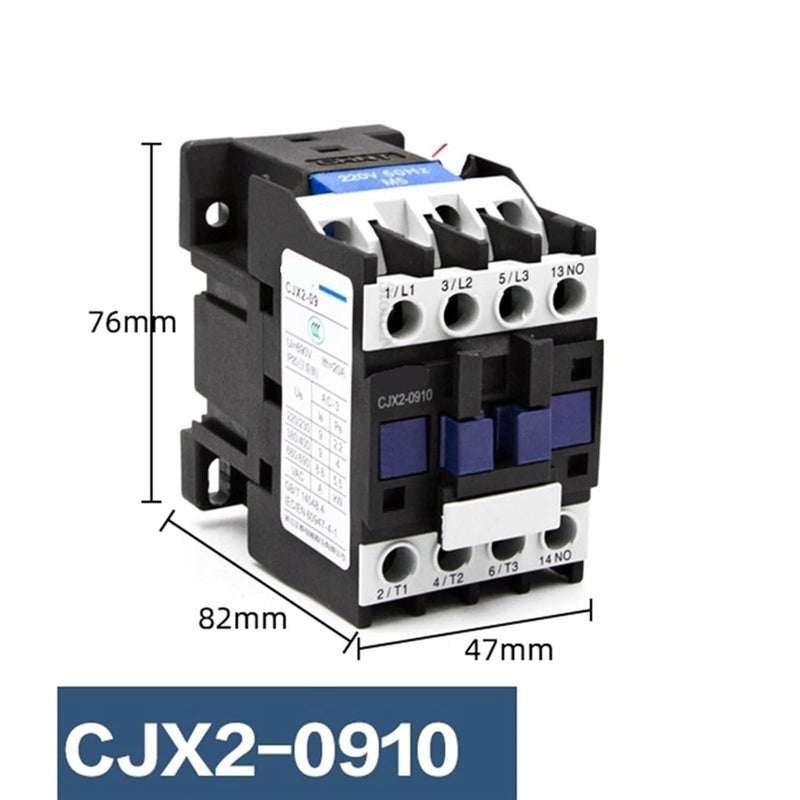 CJX2 0910 36V AC Magnetic Contactor 9A Coil Voltage 380V 220V 110V 24V 1NO 1NC - Image 3