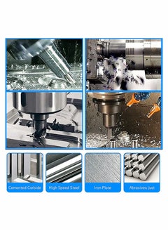 SYOSI Combined Center Drill Bit Set 7 Pieces HSS 60 Degree Countersink Lathe Mill Tooling 1.0 1.5 2.0 2.5 3.0 4.0 5.0mm for Positioning and Chamfering of Wood Metal Alloys  - Image 4