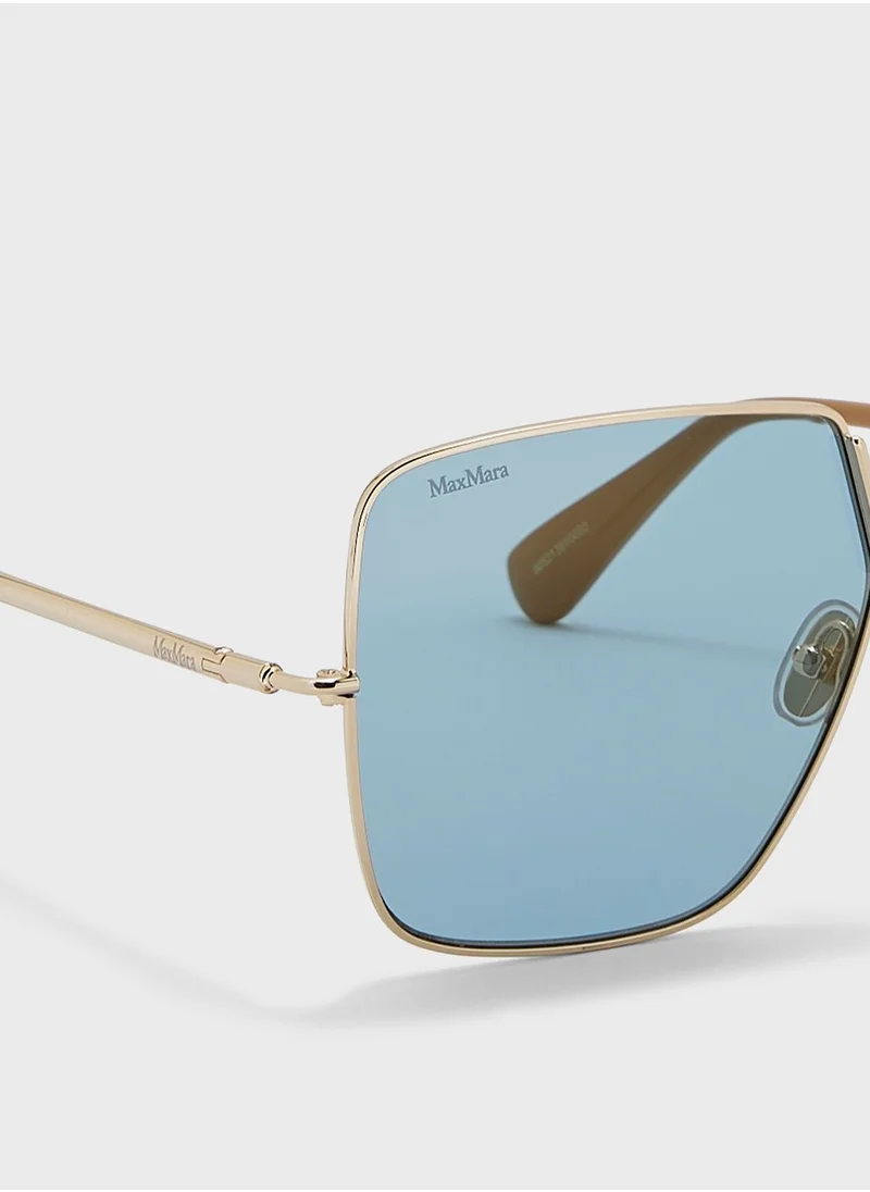 MaxMara Oversized Shape Sunglasses