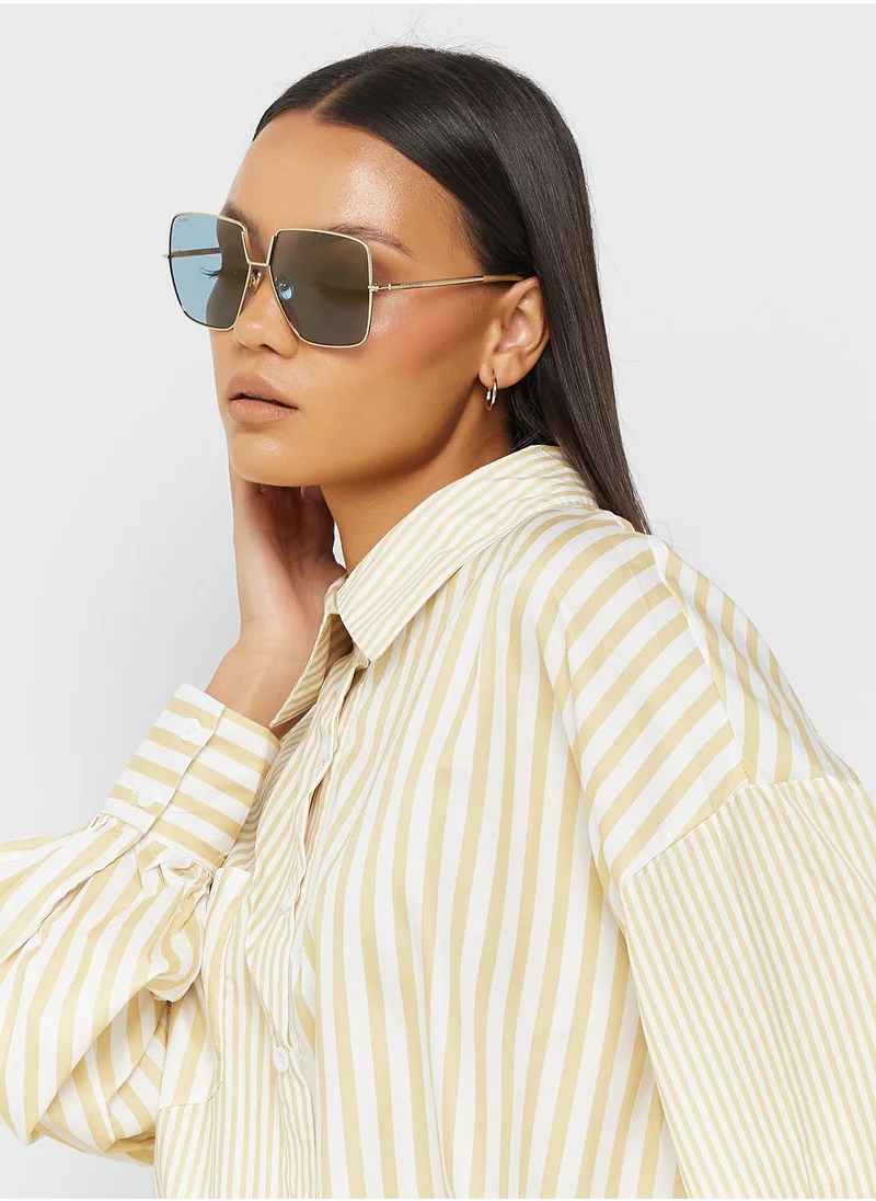 MaxMara Oversized Shape Sunglasses