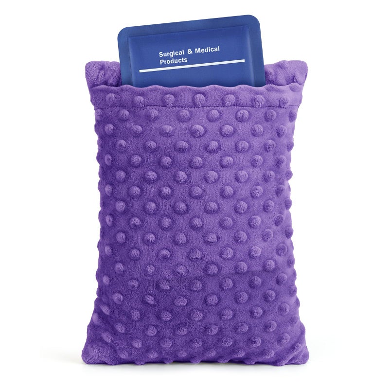 okmaba Hysterectomy Recovery Pillow with Hot/Cold Pack Pocket - Abdominal Surgery Recovery Pillow for Women, C-Section & Tummy Tuck Must Haves, Post Op Support Cushion(Purple) - Image 1
