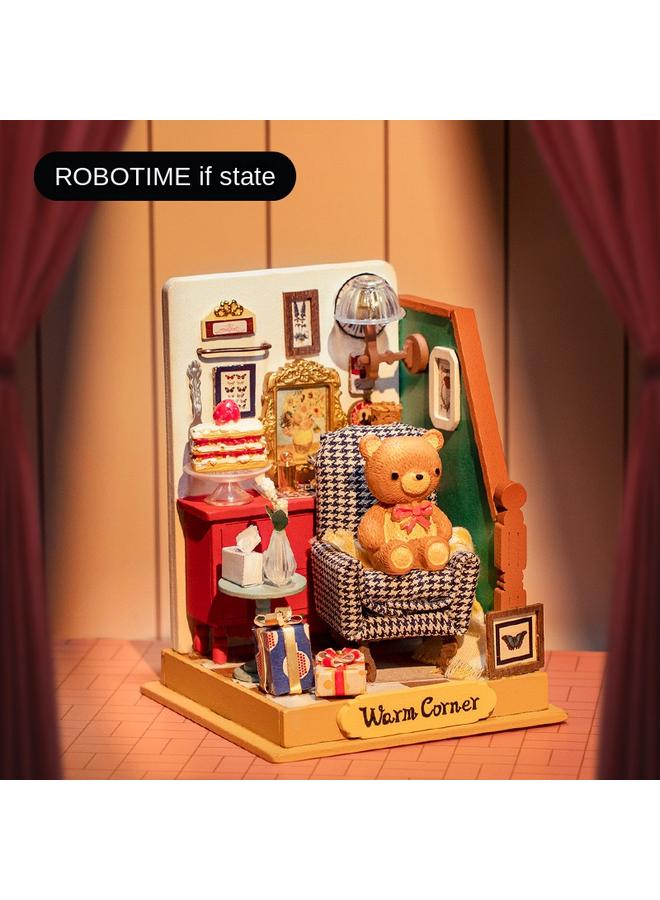 الأزرق جي دبليو إذا جئت إلى المنزل الصغير بين بوصة مربعة من كوخ DIY - Image 5