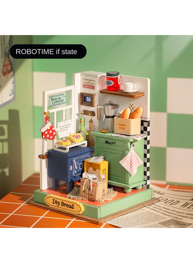 الأزرق جي دبليو إذا جئت إلى المنزل الصغير بين بوصة مربعة من كوخ DIY - Image 4