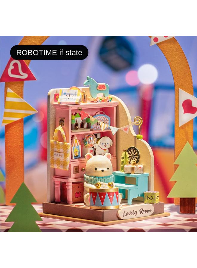 الأزرق جي دبليو إذا جئت إلى المنزل الصغير بين بوصة مربعة من كوخ DIY - Image 3