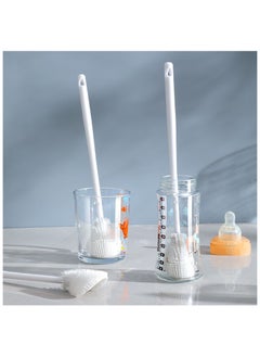 XFXINGFU baby bottle brush silicone cup brush cup long handle small brush household thermal insulated bottle no dead angle cleaning gadget  - Image 3