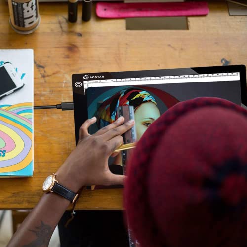 XIAOSTAR Light Box Drawing Pad A3, Tracing Board with Type-C Charge Cable and Brightness Adjustable for Artists, AnimationDrawing, Sketching, Animation, X-ray Viewing (A3-S) - Image 4