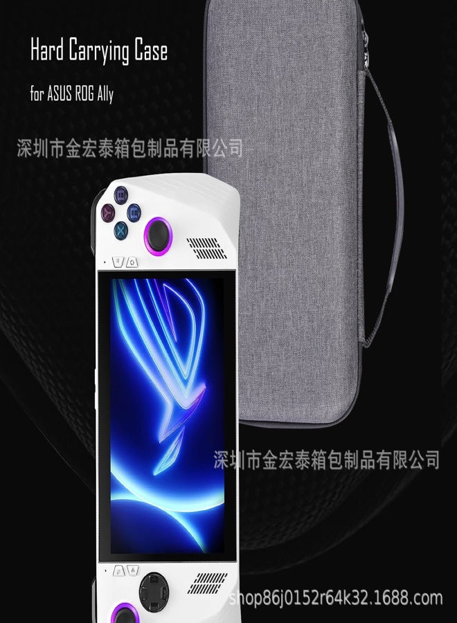 ROG Ally handheld game console accessories storage bag Windows11 computer game console storage bag. grey - Image 2