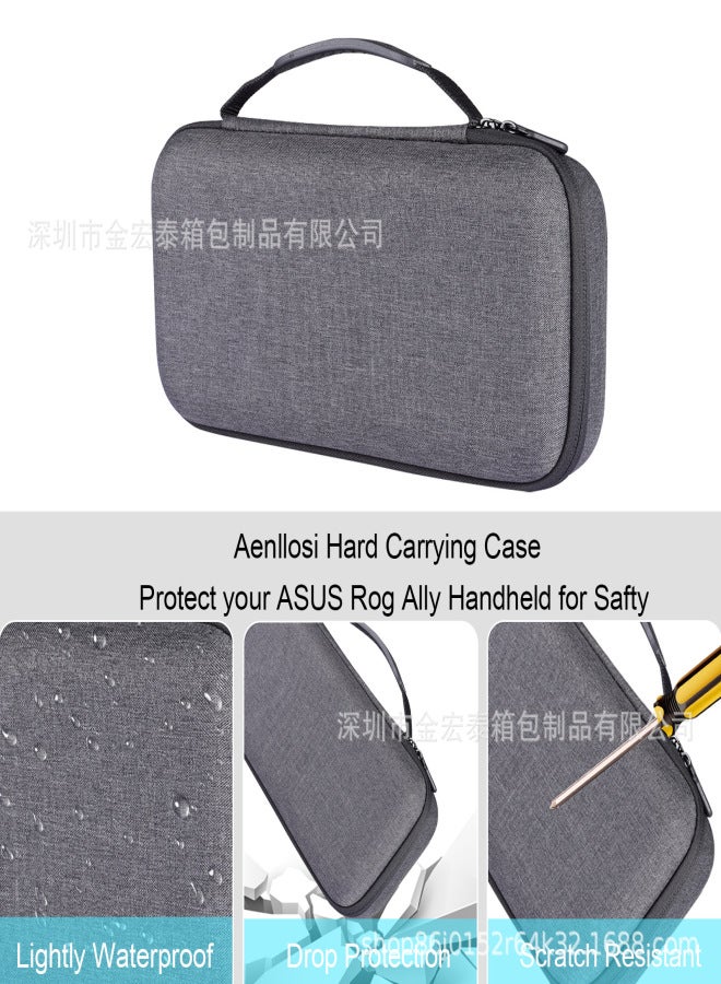 ROG Ally handheld game console accessories storage bag Windows11 computer game console storage bag. grey - Image 3