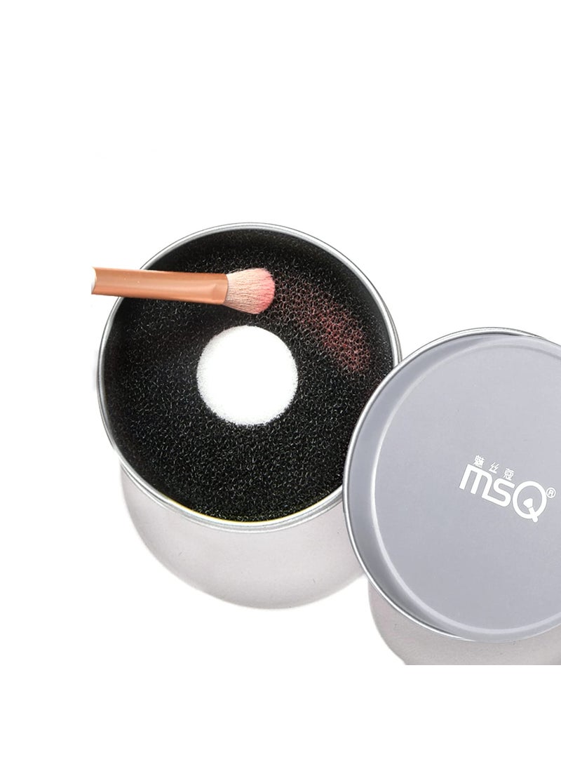 MSQ MSQ Brush Cleaner Color Removal Sponge Dry Makeup Brush Quick Cleaner Sponge Removes Shadow Color from Your Brush without Water or Chemical Solutions - Compact Size for Travel 