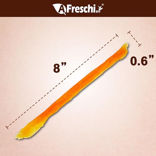 A Freschi srl Turkey Tendons for Dogs, USA-Sourced Human Grade, Rawhide-Free Long-Lasting Puppy Chews, All Natural Hypoallergenic Dog Treats for Small Breeds, Strips, 10 Pack Box - Image 2