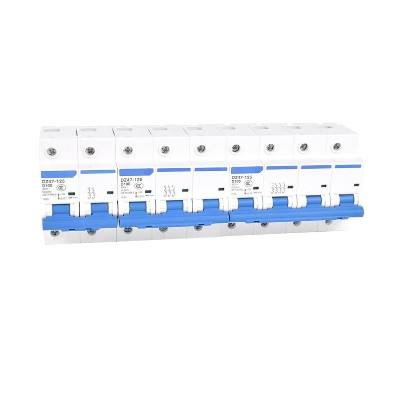 Circuit Breaker, DZ47-125 MCB 1-4Poles 63 80 100 125a Four Phases air Switch AC 230/400V 63-125amp(100a,1P) - Image 5