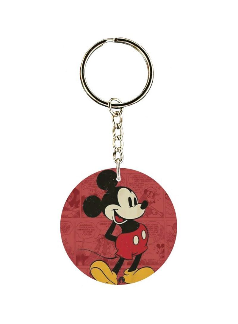 Mickey Mouse Cartoon Printed Keychain