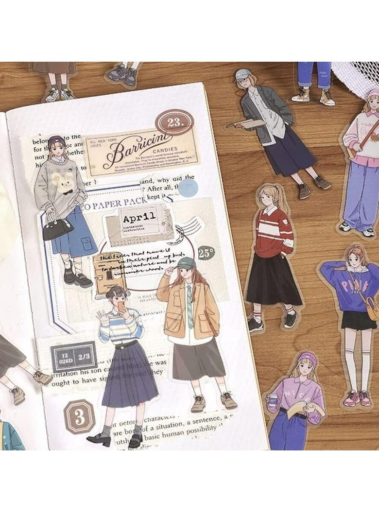 أوزيغالور مجموعة من 120 قطعة من بطاقات الرسومات الجميلة للمراهقين، مناسبة للزجاجات المياه والكمبيوتر المحمول، بطاقات تنسيق قديمي - Image 2