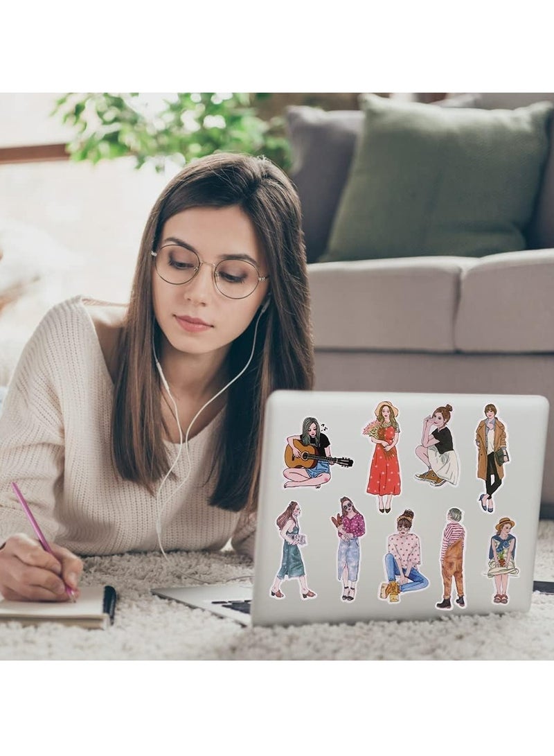 أوزيغالور مجموعة من 120 قطعة من بطاقات الرسومات الجميلة للمراهقين، مناسبة للزجاجات المياه والكمبيوتر المحمول، بطاقات تنسيق قديمي - Image 3