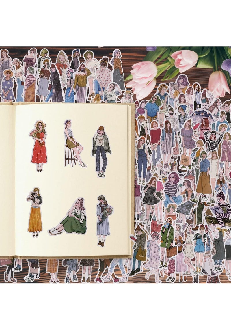 أوزيغالور مجموعة من 120 قطعة من بطاقات الرسومات الجميلة للمراهقين، مناسبة للزجاجات المياه والكمبيوتر المحمول، بطاقات تنسيق قديمي - Image 4