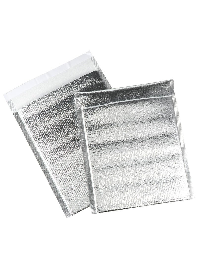 Oasisgalore 20 Pcs Reusable Thermal Insulation Bags for Lunch Boxes, Food, Fruit Deliveries, Waterproof Metalized Liners - Image 1