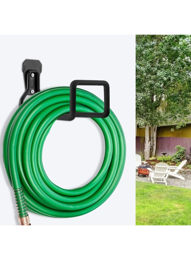 Sageme Hose Hanger  Heavy Duty Metal Hose Holder Wall Mount  Hook For Garden Hose Expandable Hose Hose Reel Water Hose Pocket Hose Flexable Hose Magic Hose  Black - Image 5