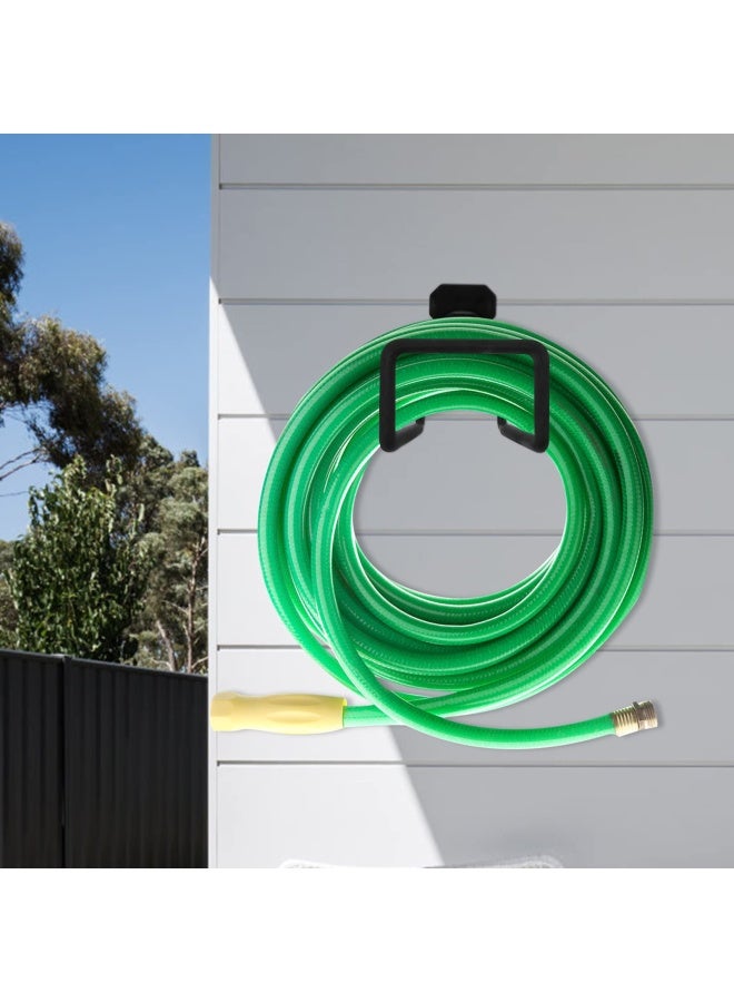 Sageme Hose Hanger  Heavy Duty Metal Hose Holder Wall Mount  Hook For Garden Hose Expandable Hose Hose Reel Water Hose Pocket Hose Flexable Hose Magic Hose  Black - Image 3