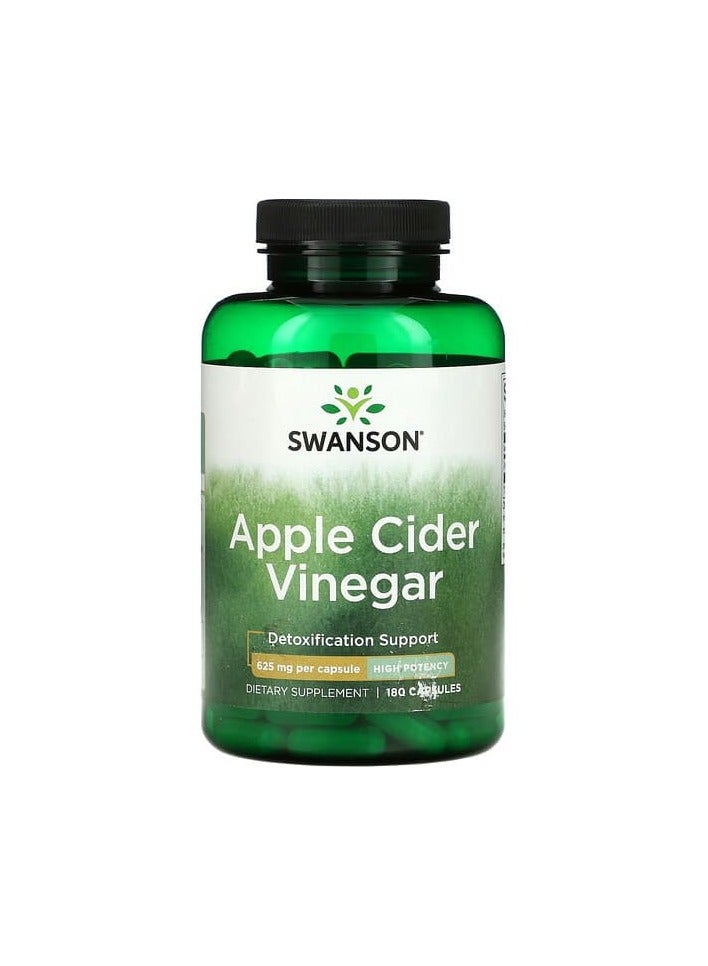 SWANSON Apple Cider Vinegar, 625 mg, 180 Capsules