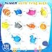 Poen 100 Pcs Rubber Bath Toys Bulk Cute Sea Animals Bathtub Toys Floating Ocean Squeaky Animals for Birthday Party Supplies Summer Pool Favors Baby Shower Classroom Carnival Prizes 10 Styles - Image 4