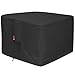 SheeChung SheeChung Fire Pit Cover - Waterproof 600D Heavy Duty Square Patio Fire Pit Table Cover Black (Square - 28" L x 28" W x  - Image 2