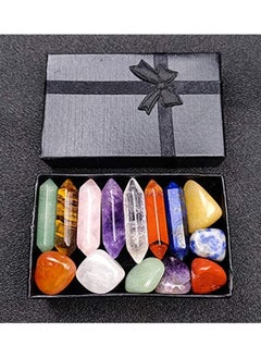 Crystal Gifts, Premium Healing Crystals Kit in Gift Box - 7 Chakra Set Tumbled Stones, 7 Chakra Stone Set Meditation Stone Yoga Amulet With Gift - pzsku/Z76DC3E4B08A588EB50B1Z/45/_/1721011501/26aab670-dea2-4175-ad3f-deba54043507