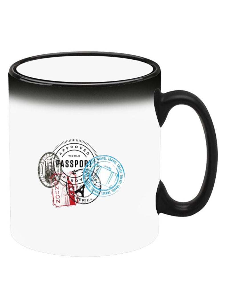 Theodor Color Changing Heat Sensitive Ceramic Mug, Image Revealed When HOT Liquid is Added! Stamps - Image 2