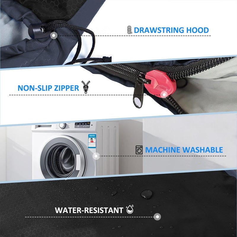 oaskys Camping Sleeping Bag - 3 Season Warm & Cool Weather - Summer Spring Fall Lightweight Waterproof for Adults Kids - Camping Gear Equipment, Traveling, and Outdoors - Image 4