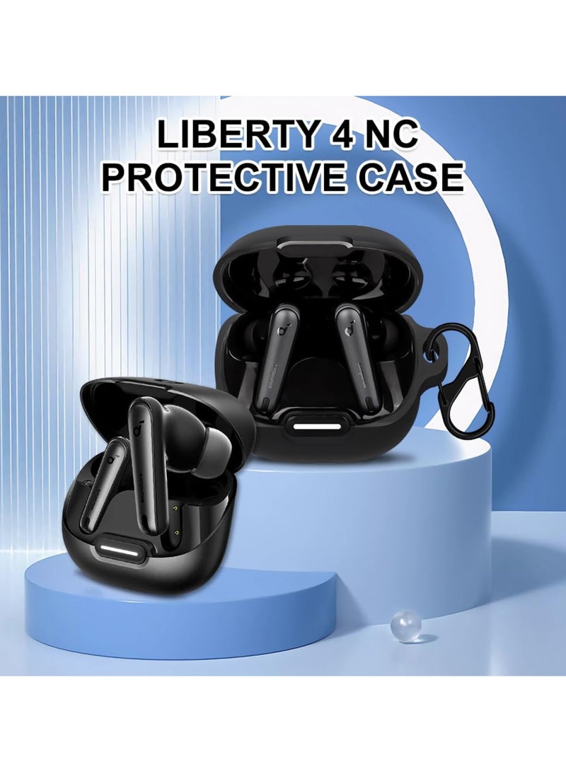 حالة متوافق مع soundcore ليبرتي 4 NC لينة سيليكون حالة واقية - Image 3