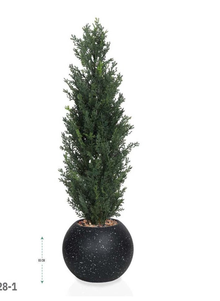 co arma Artificial tree simulating a natural cypress tree, 65 cm high  - Image 3