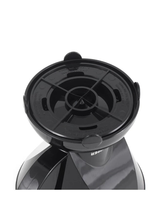 كليفر أداة تحضير قهوة ذكية سوداء سعة 500 مل - أداة تحضير قهوة يدوية مع غطاء وقاعدة، مصنوعة من بلاستيك إيستمان تريتان الخالي من مادة BPA، وتتضمن فلاتر ذات قاعدة مسطحة ومقبض مريح وتصميم للاحتفاظ بالحرارة - Image 5