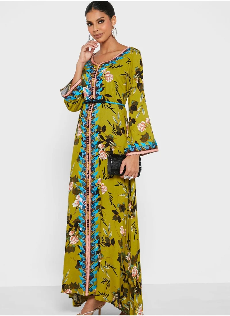 Amri Floral Print Dress