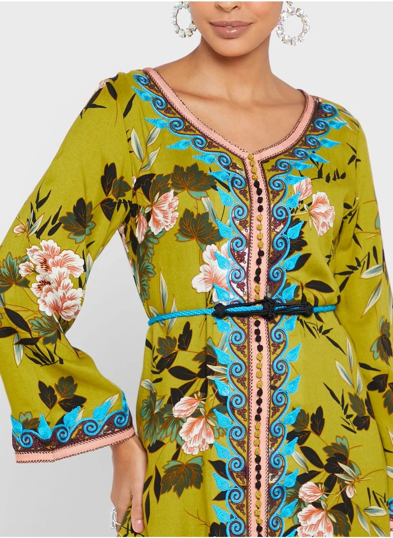 Amri Floral Print Dress