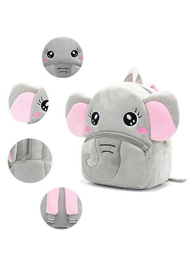 Frantic Kids Soft Cartoon Animal Travelling School Bag Soft Plush Backpacks Boys Girls Baby for 2 to 5 Years Baby/Boys/Girls Nursery, Preschool,Picnic(GreyElephant) - pzsku/Z76DCAB519AE3C487B301Z/45/_/1737720935/bea1dee5-3513-40aa-8b73-38e6a7229492