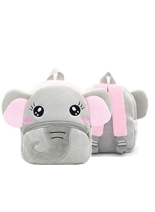 Frantic Kids Soft Cartoon Animal Travelling School Bag Soft Plush Backpacks Boys Girls Baby for 2 to 5 Years Baby/Boys/Girls Nursery, Preschool,Picnic(GreyElephant) - pzsku/Z76DCAB519AE3C487B301Z/45/_/1737720937/ef42efde-6e19-4faa-a1b5-e0f45b2d827c