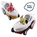 SpongeBob Squarepants Pull Back 2PK SpongeBob Patrick Hot Rod Boats Pull Back and Watch them Zoom No Batteries No Controls No Hassle FunFastPortable Great Gift Official Nickoledeon Licensed - Image 2