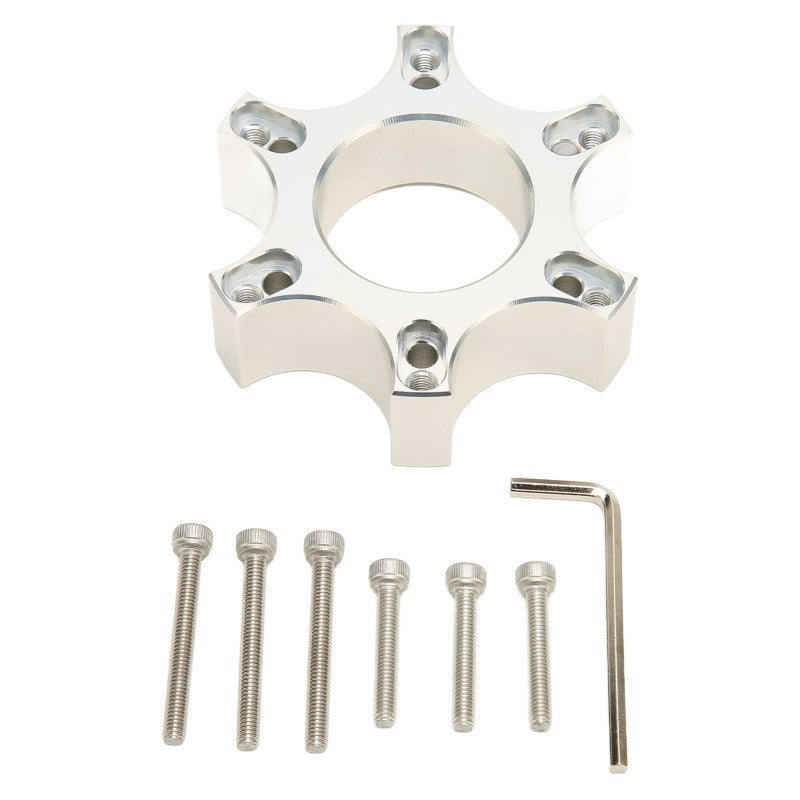 70mm Steering Wheel Adapter Plate Aluminium Alloy Spacer for Thrustmaster T300RS - CNC Crafted with Hex Wrench for Racing Game Enthusiasts - Image 1