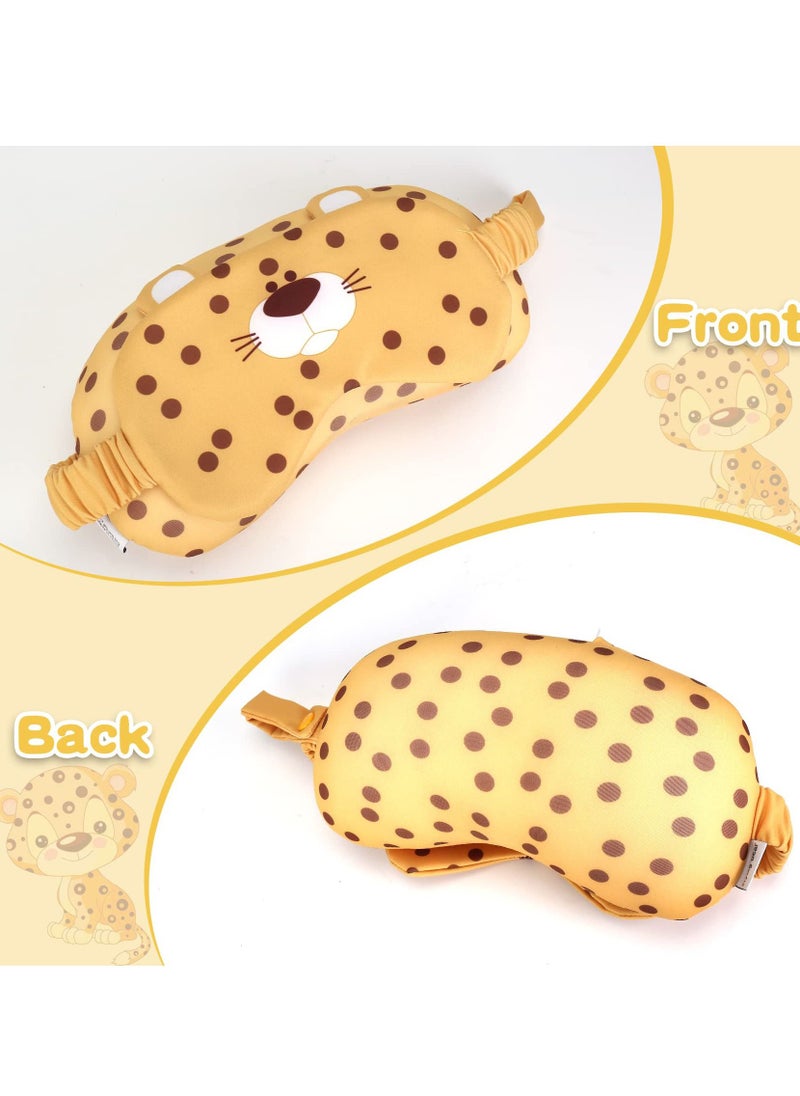 Excefore - 2 in 1 Travel Pillow and Eye Mask, Kids Adult Soft Plush Novelty Pillow Cushion Eye Mask Combo Supports The Head, Neck and Chin-for Airplane, Camping, Hiking, Train, Car or Outdoor - Image 1