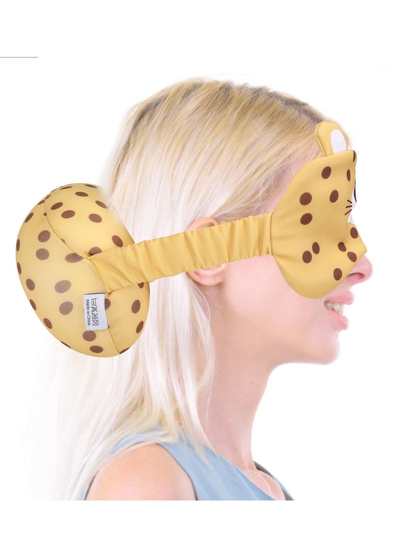 Excefore - 2 in 1 Travel Pillow and Eye Mask, Kids Adult Soft Plush Novelty Pillow Cushion Eye Mask Combo Supports The Head, Neck and Chin-for Airplane, Camping, Hiking, Train, Car or Outdoor - Image 1