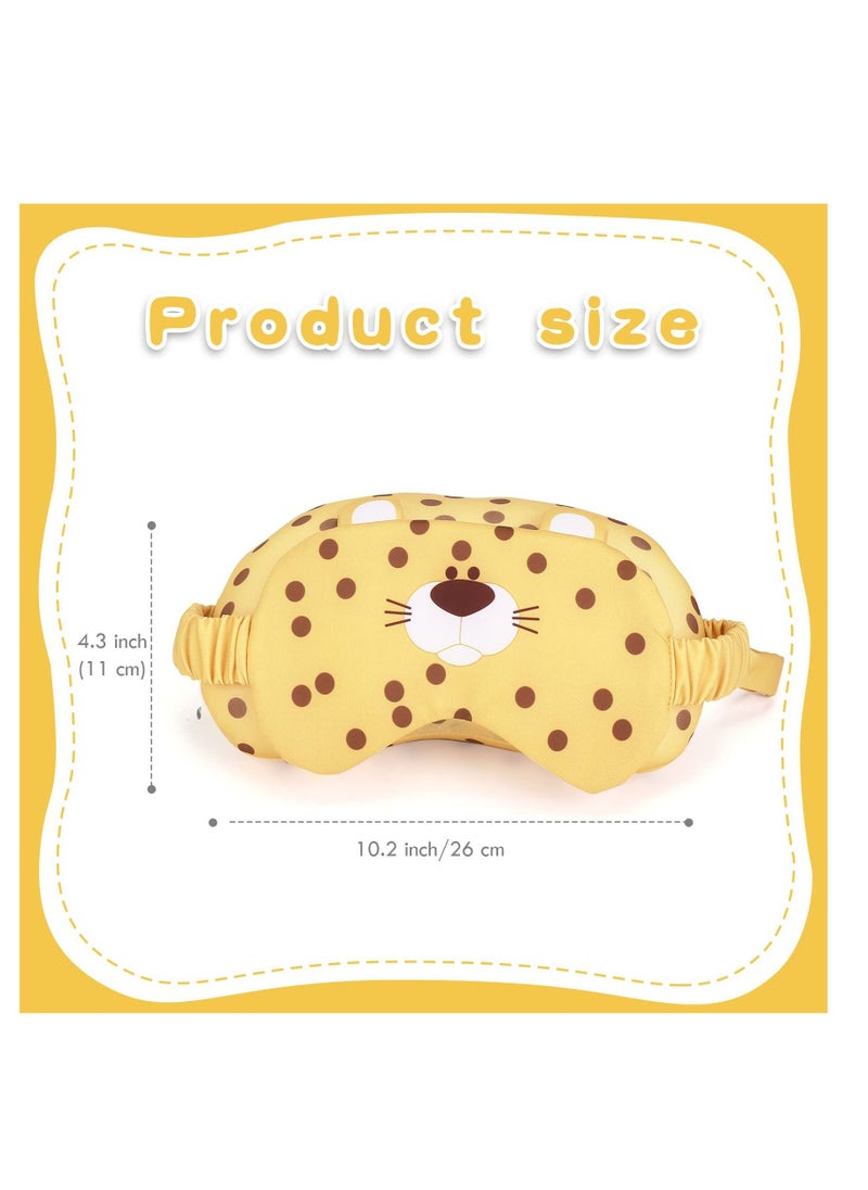 Excefore - 2 in 1 Travel Pillow and Eye Mask, Kids Adult Soft Plush Novelty Pillow Cushion Eye Mask Combo Supports The Head, Neck and Chin-for Airplane, Camping, Hiking, Train, Car or Outdoor - Image 1
