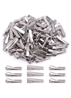 Mardatt 200Pcs 1.25 Inch/ 3.2 Cm Alligator Hair Clips Bulk Silver Single Prong Hair Clips For Bows Making Hair Pins For Sectioning Hair Styling And Sectioning Hairdressing Diy Crafts  - Image 1