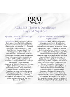 PRAI PRAI Beauty Ageless Day and Night Neck Creme Set | 1 Throat & Decolletage Day Creme and 1 Throat & Decolletage Night Creme | Skin Tightening Cream Set for Instantly Ageless Neck | 4.0 Oz Each  - Image 5