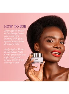 PRAI PRAI Beauty Ageless Day and Night Neck Creme Set | 1 Throat & Decolletage Day Creme and 1 Throat & Decolletage Night Creme | Skin Tightening Cream Set for Instantly Ageless Neck | 4.0 Oz Each  - Image 4